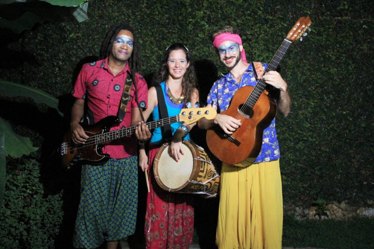 Raphael Salles, Leopoldina e Gustavito - Foto: Andreza Coutinho